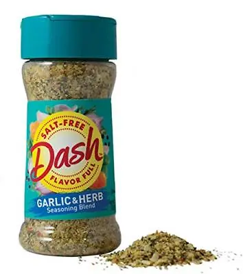 Dash Salt-Free Seasoning Blend Garlic & Herb 2.5 Ounce • £4.56