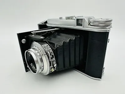 Voigtlander Perkeo I Camera W/ Vaskar 75mm 4.5 Lens & Pronto Shutter Stunning • $229.98
