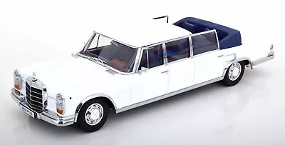 KK Scale 1/18 MERCEDES 600 W100 LANDAULET WHITE 1964 Die Cast • £104.96