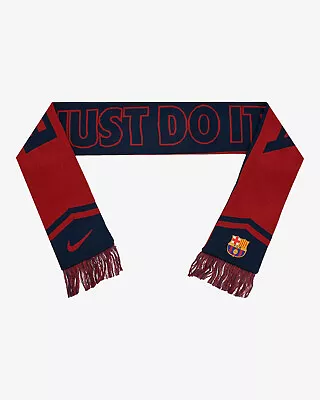 Nike Barcelona Local Verbiage Nike Soccer Scarf Game Day Reversible A2159121 FCB • $33.29