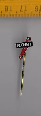 Vintage Tin Plate KONI Logo Pin Badge 1960s Shocks Shock Absorber Car  • $2.46
