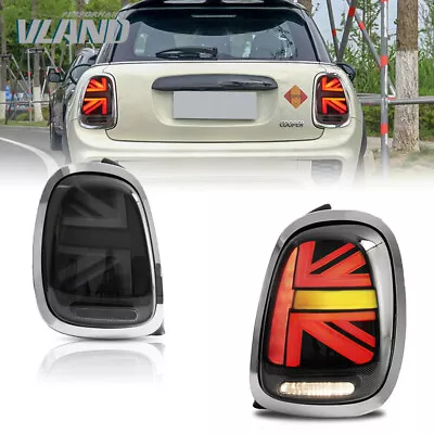 Smoked LED Tail Lights W/Sequential Indicator For 14-23 Mini Cooper F55 F56 F57 • $189.99