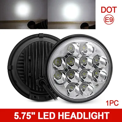 Round 5-3/4  5.75  LED Headlight Sealed Hi/Lo Beam 100w For Off-Road Motorcycle • $25.99