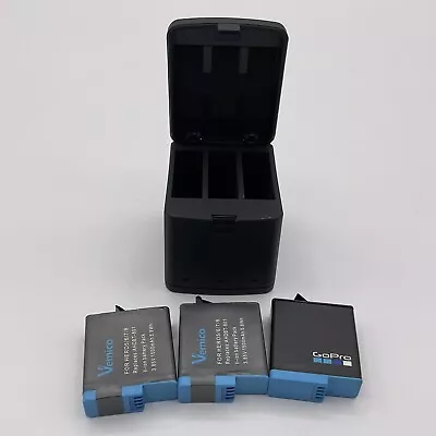 GoPro Rechargeable Battery Hero 5/6/7/8 SPJB1B With Charger And Extra Batteries • $24.99