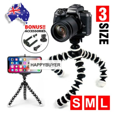 $12.95 • Buy Flexible Octopus Tripod Stand Gorilla Pod For Universal Phone GoPro Camera DSLR