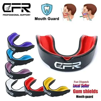 Gel Mouth Guard Teeth Protection Martial Arts Boxing Gum Shield MMA Adult /Child • £13.29