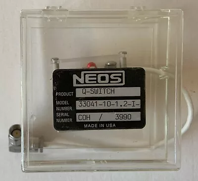 Neos Q Switch Model# 33041-10-1.2-I Acousto-Optic Modulator Fiber Laser Module • $50