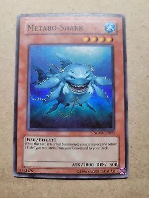 Metabo-Shark - SOVR-EN086 - Super Rare - Unlimited Edition LP Yugioh Holo Foil • $2.03