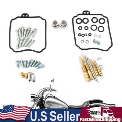 $17.99 • Buy Carburetor Gaskets Jets Rebuild Kit For YAMAHA XVS65A V-STAR 650 CLASSIC 98-05 ️