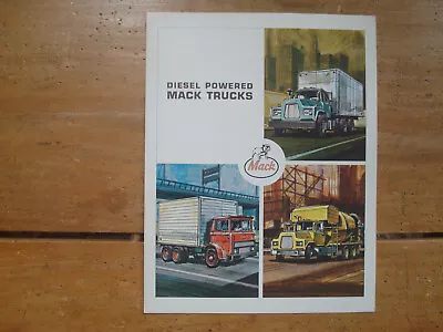 1968 Mack Diesel Powered Mack Trucks Brochure. DM-477S MB-477S R-477S • $9.99