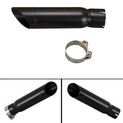 Black Shorty Exhaust System Muffler Pipe Slip On For Suzuki GSXR1000 2012-2016 • $140.76