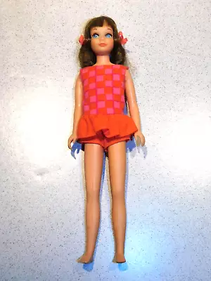 Barbie:  VINTAGE 1st Issue SAUSAGE CURL TNT SKIPPER Doll W/Factory Hair Set! • $115