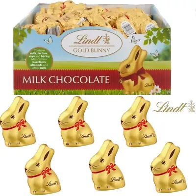 Lindt Gold Bunny Milk Chocolate For Kids Gift 5x15x25x35x50x80x100x - 10g • £6.99