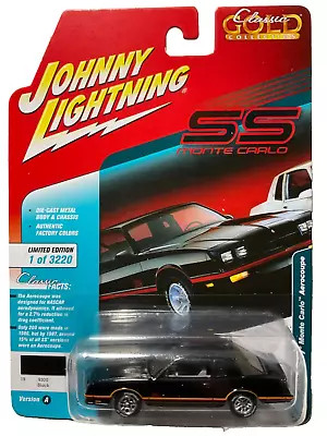 2018 Johnny Lightning 1987 Chevy Monte Carlo Aerocoupe SS Black • $49.99