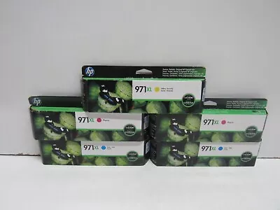 Lot Of 5! Genuine Hp 971xl (cn626am/cn627am/cn628am) High Capacity Ink Cartridge • $74.99