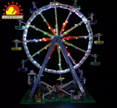 Brick Shine - Led Light Kit For LEGO Ferris Wheel 10247 ( AUS Top Rated Seller) • $94.05