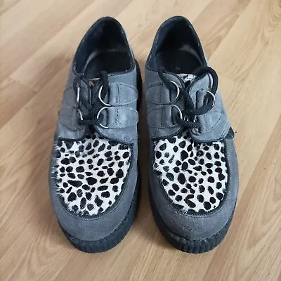 £48.99 • Buy Underground Original Wulfrun Creeper Shoes - Size 6 - Animal Leopard Print Suede