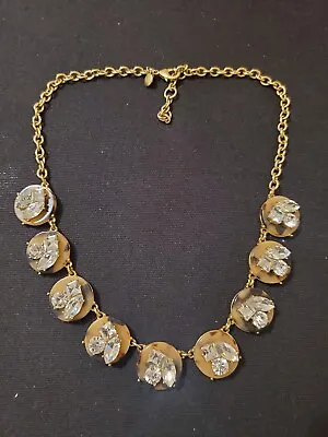 Rare Beautiful  J Crew Bling Glamour Fall Event Statement Necklace 20   • $25