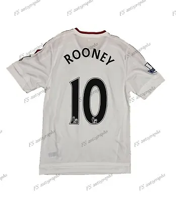 Wayne Rooney MATCH WORN Manchester United Away Shirt 2015/2016 • $1500