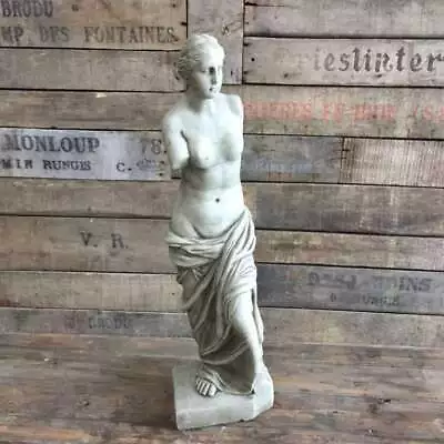 £48 • Buy Garden Greek Goddess Statue Venus De Milo Large Outdoor Grey Frost Proof
