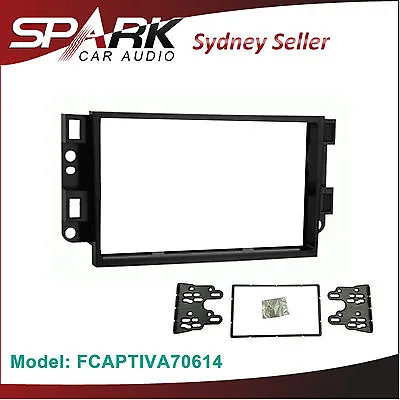 $26.95 • Buy SP Double 2 DIN Facia Kit Panel Fascia Dash Plate For Holden Captiva 7 2006-2014