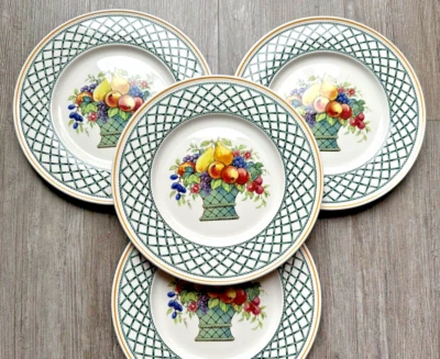 Villeroy Boch Basket Salad Plates - Set Of 4 • £33.12
