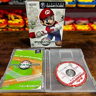 SUPER MARIO STADIUM Miracle Baseball Gamecube Nintendo Japanese Ver. US Seller • $19.99