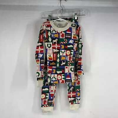 Hanna Andersson - Boys Girls 120 Cm Us 6-7 - Multicolor 2 Piece Pajama Set • $14.45