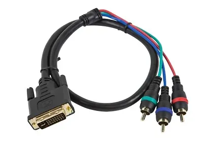 $239.95 • Buy Monoprice (3868) 2Ft. DVI-I To 3 RCA Component Video Projector Cable - Lot Of 34