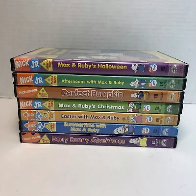 7 Max & Ruby DVD Lot Nick Jr Berry Bunny Pumpkin  Summertime Christmas Halloween • $29.99