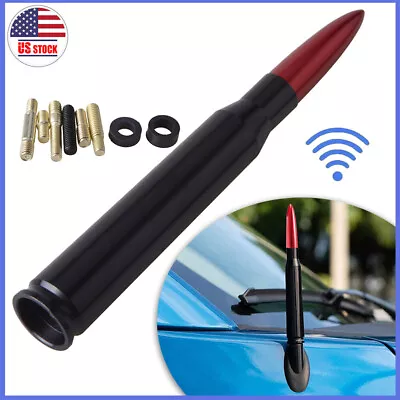 50 CAL CALIBER BULLET ANTENNA For TRUCK DODGE RAM 1500 FORD F150 RAPTOR BRONCO • $10.98