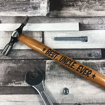 Engraved Hammer BEST UNCLE Christmas Gift Idea For Uncle Novelty Gifts For Him • £5.99