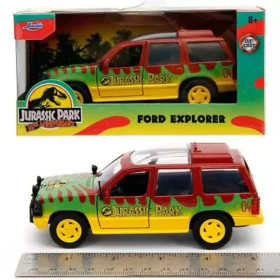 Jada Hollywood Rides: Jurassic Park 30th Anniversary Ford Explorer 1/32 Scale • $14.95