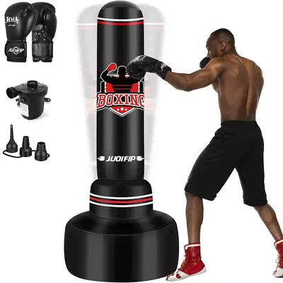 Freestanding Heavy Boxing Punching Bag With Boxing Gloves And Electric Air Pump • $83.95