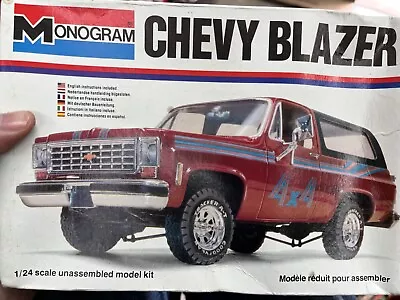 Monogram 2238 1978 Chevy Blazer 4x4 Truck Kit 1/24 McM Niob • $99.88