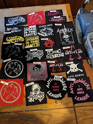 Punk Patches Sex Pistols Clash BoilermakerAngelic Upstarts  Buzzcocks & More • £3.25