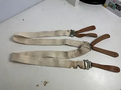 Original WW2 British Army / RAF Trouser Suspenders - Used Example • $12.62