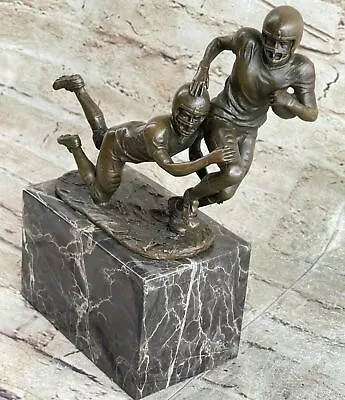 Football Player 9  Tall Beautiful Bronze Statue / Sculpture Brand New Figure Art • $154.50