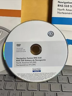 Volkswagen GPS DVD Navigation Map OEM  Disc North America 7L6919859 RNS 510 2012 • $47.99