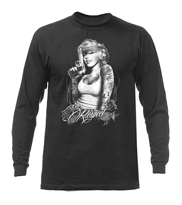 Monroe Respect Graphic Long Sleeve T-shirt Tee • $18.68