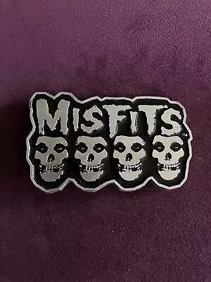 Vintage Misfits Horror Punk Rock Official Licensed Mobtown 2000 Belt Buckle RARE • $30