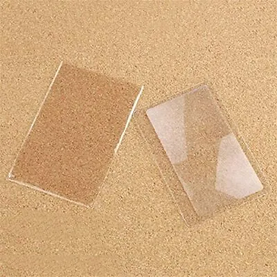 Portable Pockets 3X Magnifier Credit Card Size Magnification Tool Transparent Ma • $3.99