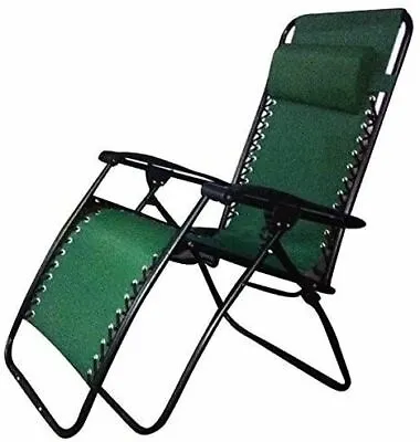 Redwood Green Recliner Zero Gravity Chair Leisure Caravan Camping Motorhome • £39.94