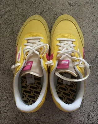 $65 • Buy Puma Lo Rider Vintage Sneakers 10/41 Super Lemon/Glowing Pink