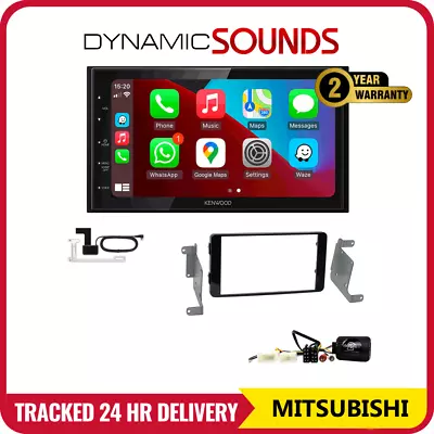 Mitsubishi L200 Triton Kenwood DAB+ Android Auto CarPlay Stereo Upgrade Kit • £364.99