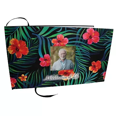 Tropical Funeral Guest Book Memorial Guest Book • $39.95