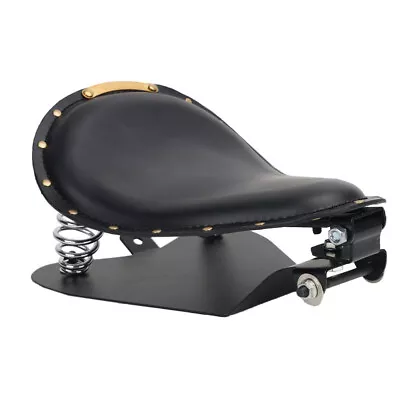 $69.28 • Buy For Yamaha V-Star 250 650 950 1300 Bobber Motorcycle Solo Seat Saddle Base Black