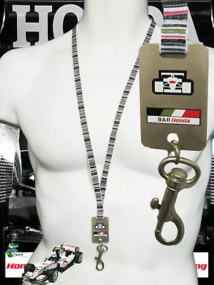 New Authentic Honda BAR F1 Formula 1 Racing TEAM Steel Lanyard • $9.80