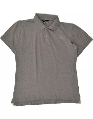 KAPPA Mens Polo Shirt Large Grey Cotton BD05 • £14.95