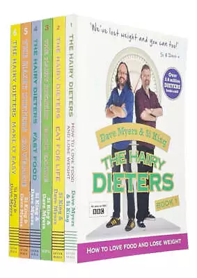 The Hairy Dieters 6 Books Collection Set By Hairy Bikers  | Si King & Dave Myres • £45.99